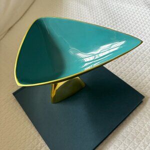 Jonathan Adler Brass & Blue Bowl